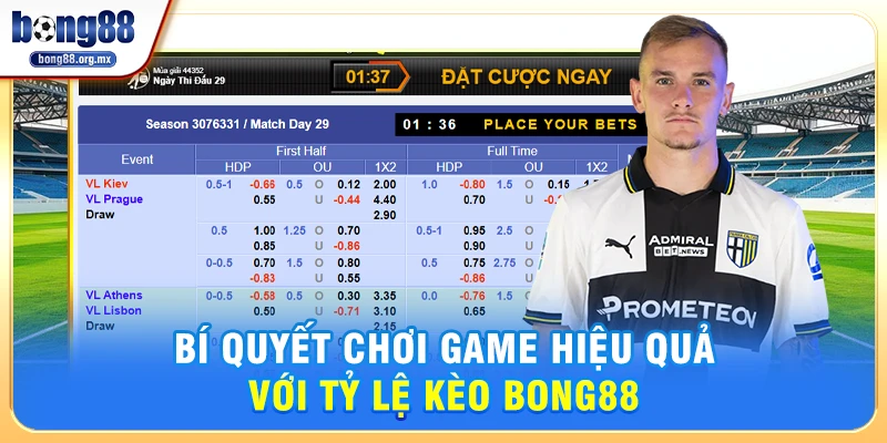 Bí Quyết Chơi Game Hiệu Quả Với Tỷ lệ kèo Bong88