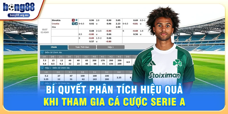 Cá cược Serie A – Trải nghiệm game bóng đá chiến thuật hấp dẫn nhất hiện nay