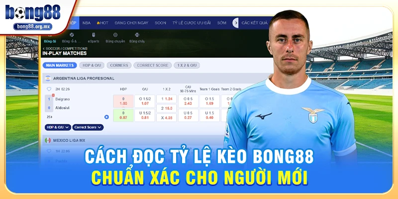 Cách Đọc Tỷ lệ kèo Bong88 Chuẩn Xác Cho Người Mới