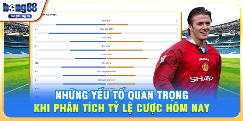 Những yếu tố quan trọng khi phân tích Tỷ lệ cược hôm nay